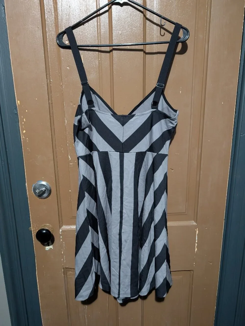 KILLSTAR sundress, WEDNESDAY / ADAMS FAMILY collab. Size L, goth, punk. - Picture 2 of 3